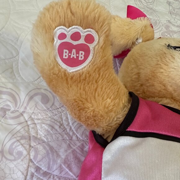 Build A Bear Bunny Cheerleader Plush Toy Pink 18" - Picture 8 of 11